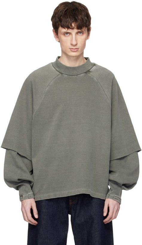 Photo: Seventh Gray Raglan Layered Longsleeve T-shirt