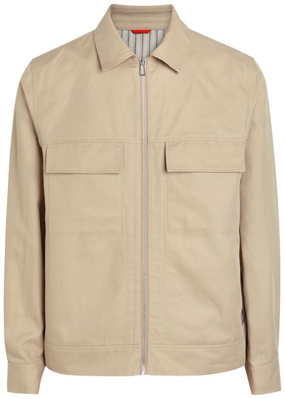 Photo: PS Paul Smith Cotton and Linen-blend Overshirt Beige