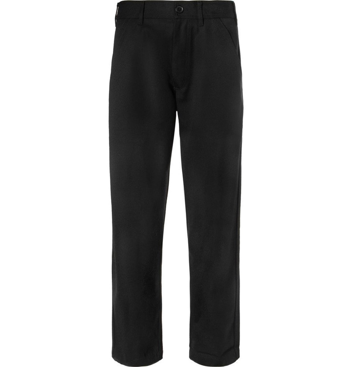 Photo: Comme des Garçons SHIRT - Wide-Leg Wool-Twill Trousers - Men - Black