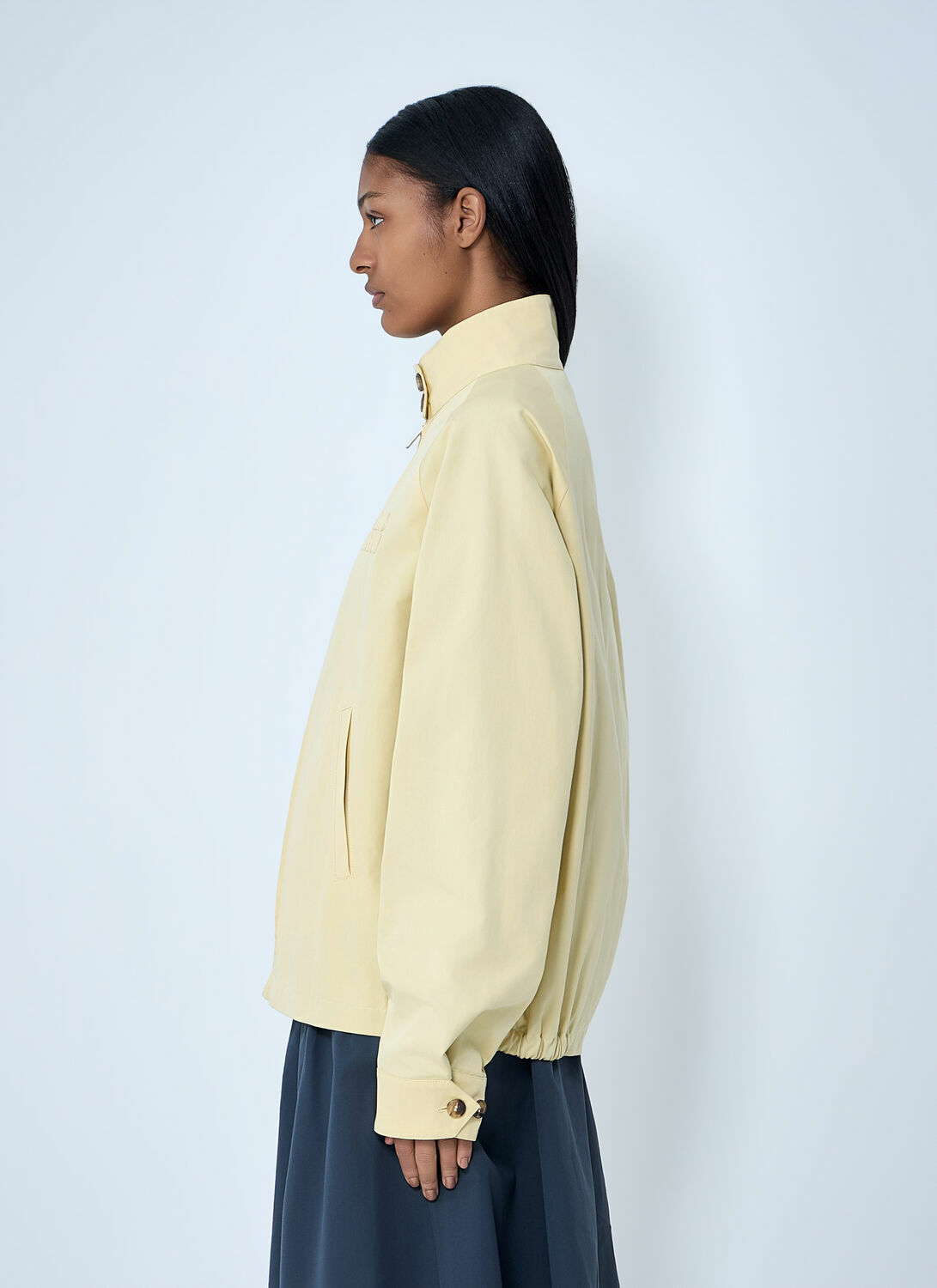 Miu Miu High-Neck Zip Jacket