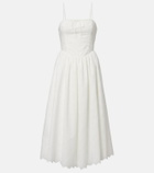 Faithfull Tulla broderie anglaise midi dress