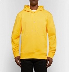Helmut Lang - Taxi Loopback Cotton-Jersey Hoodie - Men - Yellow