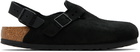 Birkenstock Black Regular Tokio Suede Loafers
