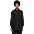 Rick Owens Black Thread Office Shirt