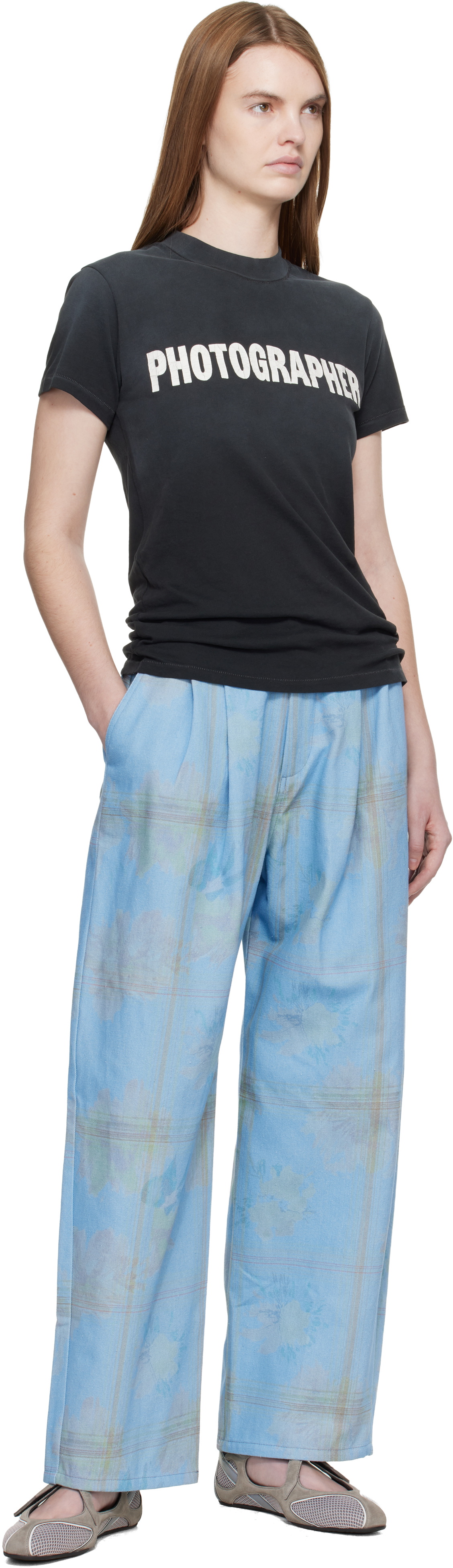 Collina Strada Blue Catchfly Denim Trousers