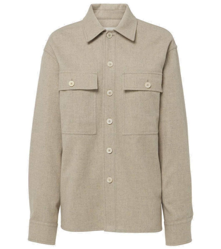 Photo: Jil Sander Virgin wool overshirt