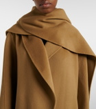 Róhe Scarf-detail wool and cashmere wrap coat