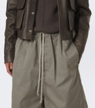 Rick Owens Faun faille Bermuda shorts