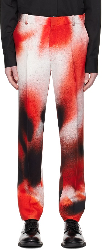 Photo: Alexander McQueen Red Spray Trousers
