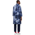 Blue Blue Japan Blue and White Kagozome Long Coat