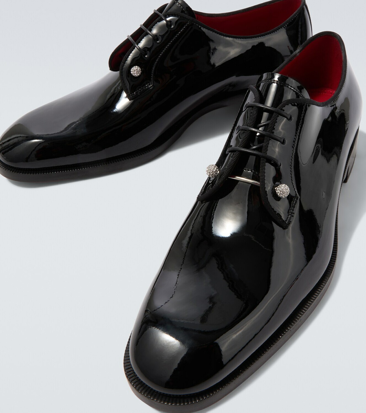 Christian Louboutin Chambeliss patent leather Derby shoes