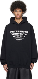 VETEMENTS Black Pyramid Hoodie