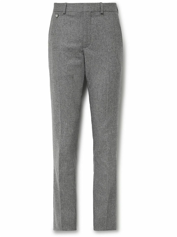 Photo: Agnona - Slim-Fit Wool and Cashmere-Blend Flannel Trousers - Unknown