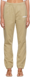 Jacquemus Khaki Le Papier 'Le Jogging Jacquemus' Lounge Pants