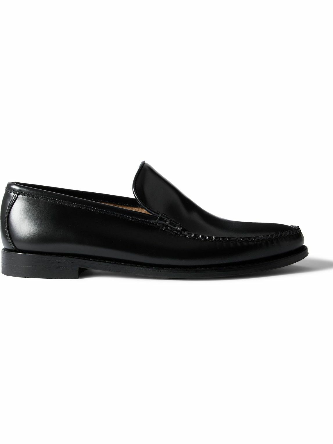 G.H. Bass & Co. - Weejun Cobra Venetian Leather Loafers - Black