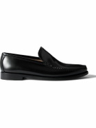 G.H. Bass & Co. - Weejun Cobra Venetian Leather Loafers - Black
