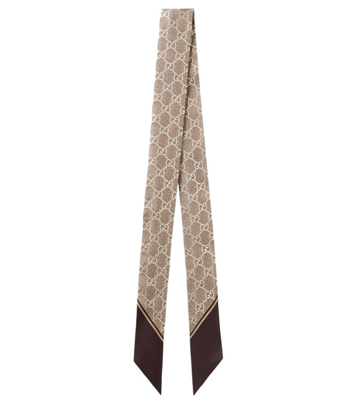 Photo: Gucci GG silk scarf