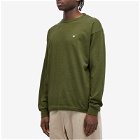 Human Made Men's Heart Long Sleeve T-Shirt in Olive Drab