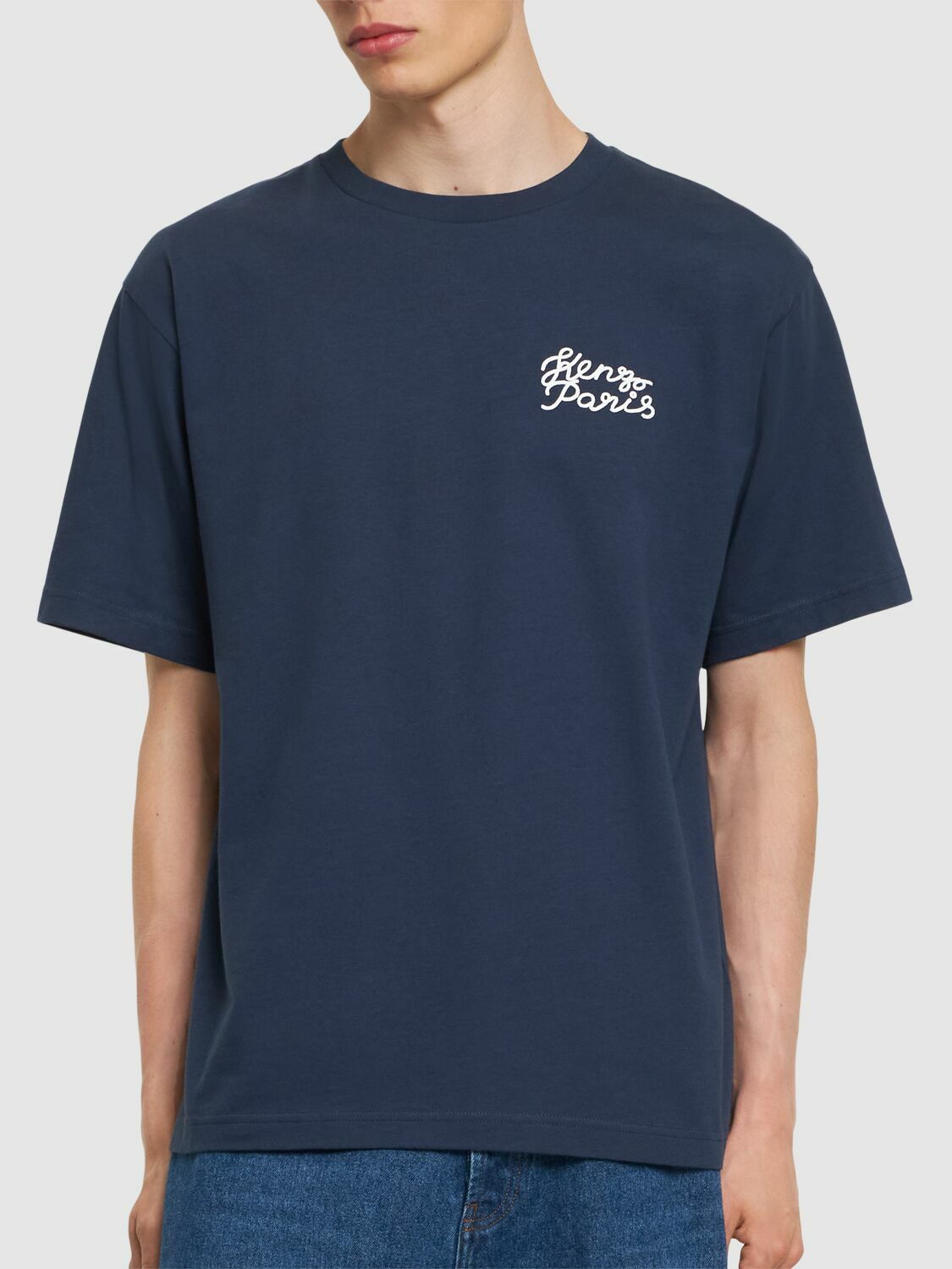 KENZO PARIS Oversized Logo Cotton T-shirt Kenzo