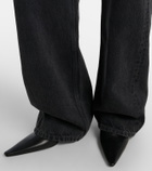 Saint Laurent Victoire 55 leather ankle boots