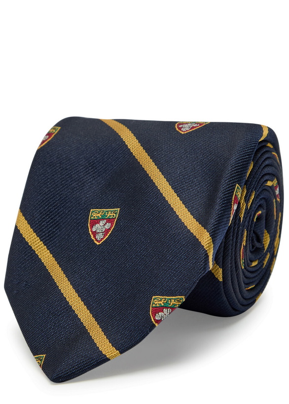 Photo: Polo Ralph Lauren University Silk tie - Navy - One Size