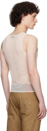 Ludovic de Saint Sernin White Crystal Tank Top