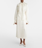 Herbert Levine Sitting Pretty satin mules