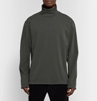 Our Legacy - Cotton-Jersey Rollneck Sweatshirt - Men - Gray green