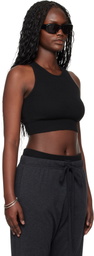 Fear of God ESSENTIALS Black Holiday Waffle Sport Tank Top