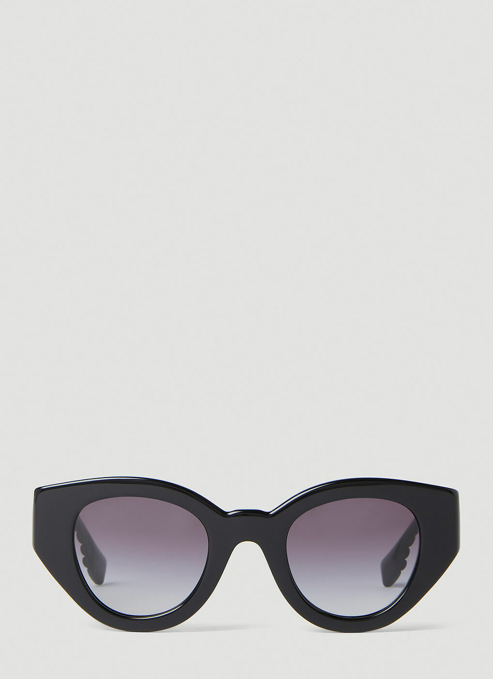 Monogram Motif Oversized Square Frame Lola Sunglasses in Black - Women