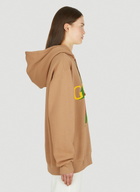 Gucci Logo Print Hooded Sweatshirt