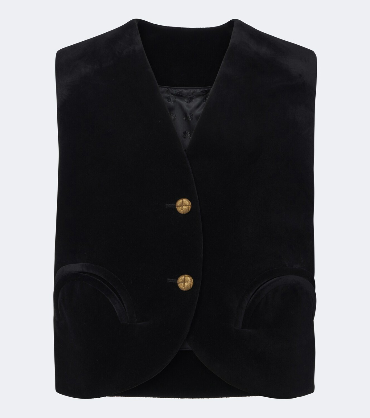 Blazé Milano Gliss cotton velvet vest