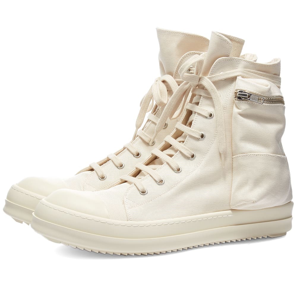 Rick Owens DRKSHDW Cargo Sneaks Cotton Twill Hi Top Sneaker Rick Owens