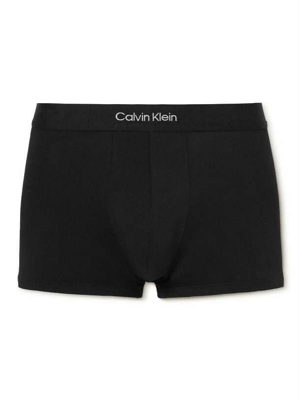 Photo: Calvin Klein Underwear - Icon Stretch-Cotton Boxer Briefs - Black