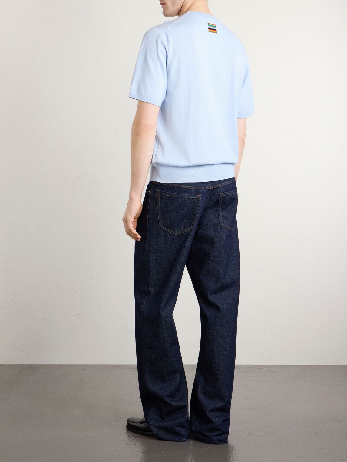 Paul Smith - Knitted Cotton T-Shirt - Blue