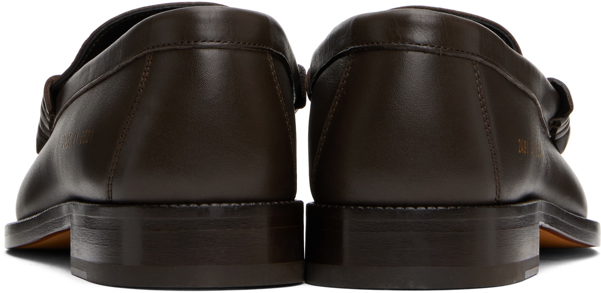 Common Projects Brown Soft Loafers