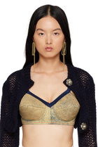 HUGO KREIT Gold Loose Bow Earrings