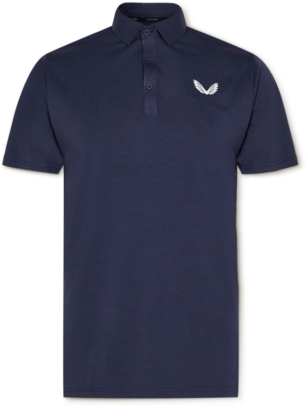 Photo: Castore - Modal-Blend Piqué Golf Polo Shirt - Blue
