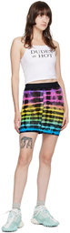 AGR Multicolor Tie-Dye Miniskirt