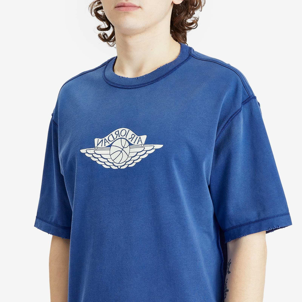 Air Jordan Men's Rair Air 85' T-Shirt in Deep Royal/Sail