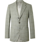 Kingsman - Conrad Slim-Fit Checked Wool Suit Jacket - Blue