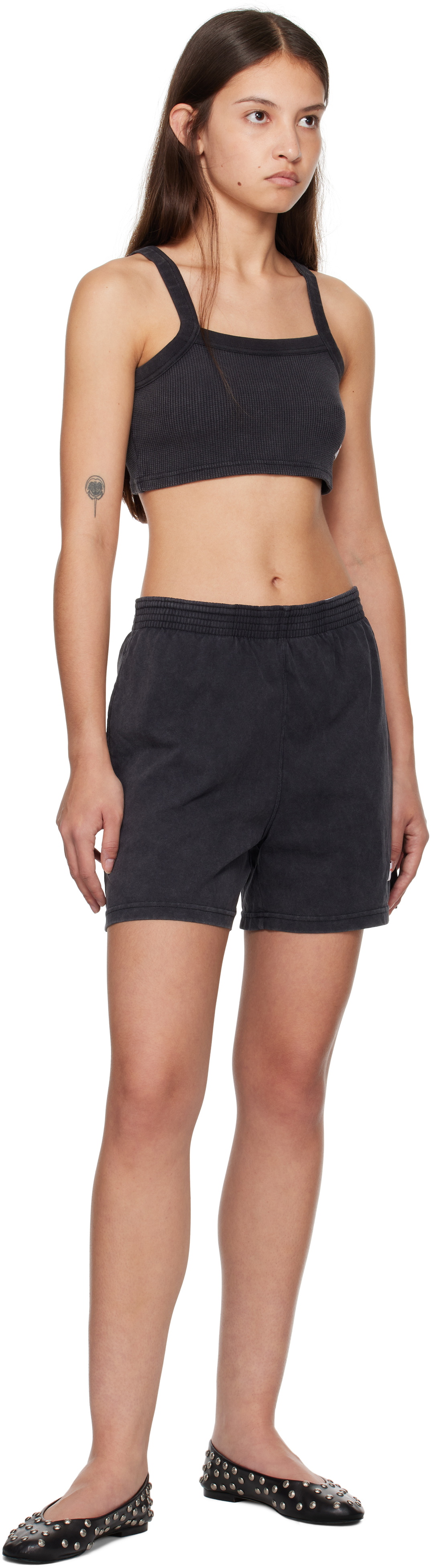 Top Noir Brillant Plissé - Topshop Taille 8, Neuf Avec étiquettes