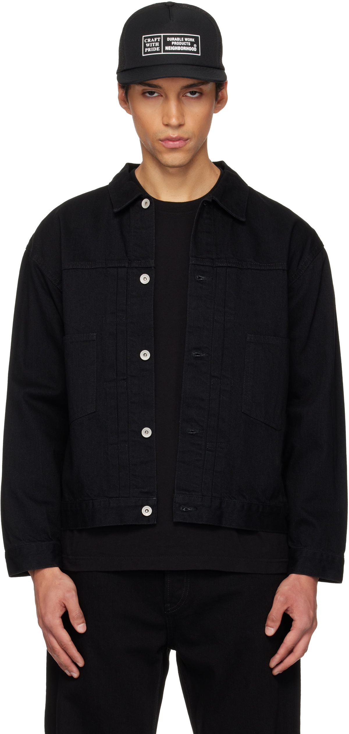 Levis Made and Crafted Navy Poggy Sack Coat Levis Made and Crafted