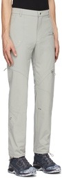 HELIOT EMIL Grey Paneled Cargo Pants