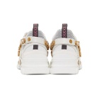 Gucci White Removable Crystals Flashtrek Sneakers
