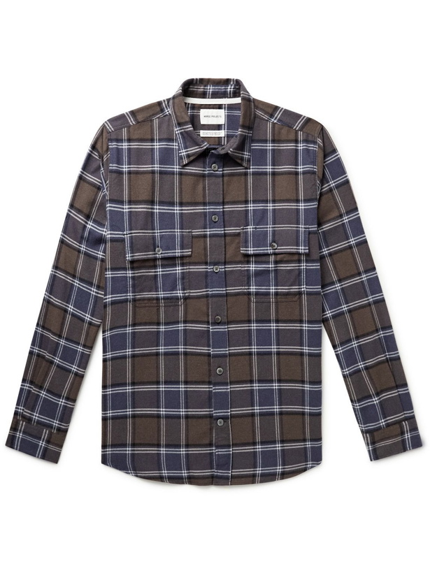 Photo: Norse Projects - Villads Checked Cotton-Flannel Shirt - Multi