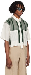 F/CE.® White & Green Layered Shirt