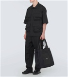 Y-3 Lux leather-trimmed tote bag