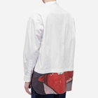 Comme des Garçons Homme Men's Hem Panel Shirt in White