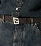 Fendi FF leather belt